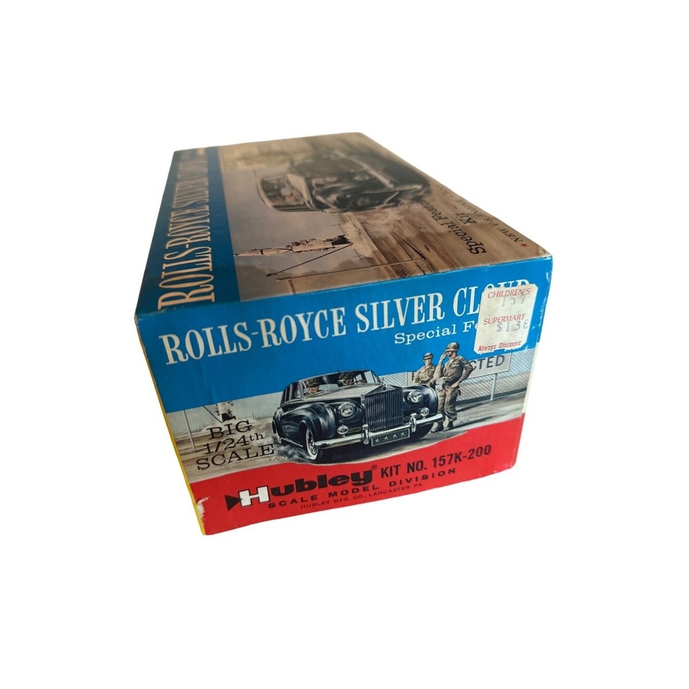 Hubley Rolls-Royce Silver Cloud 1/24 Scale Model Kit Unassembled - Picture 3 of 10